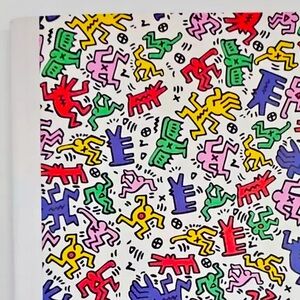 Keith Haring Composition Notebook multicolor